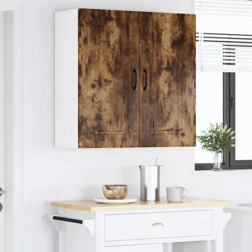 Fali konyhaszekrény Füstölt tölgy 80 x 31 x 80 cm Faanyag
