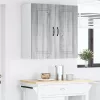 Fali konyhaszekrény Szürke Sonoma 80 x 31 x 80 cm Faanyag