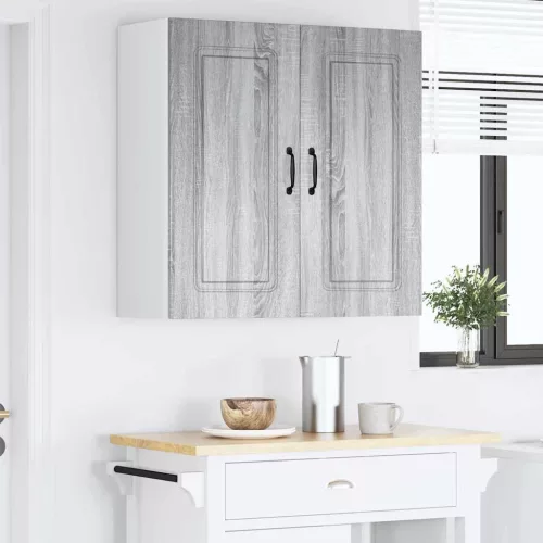 Fali konyhaszekrény Szürke Sonoma 80 x 31 x 80 cm Faanyag