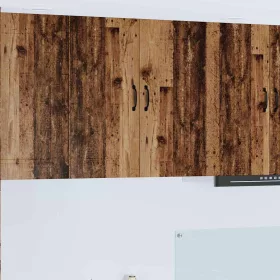   Fali konyhaszekrény polcokkal Öreg fa 80 x 31 x 80 cm Faanyag