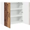 Fali konyhaszekrény polcokkal Öreg fa 80 x 31 x 80 cm Faanyag