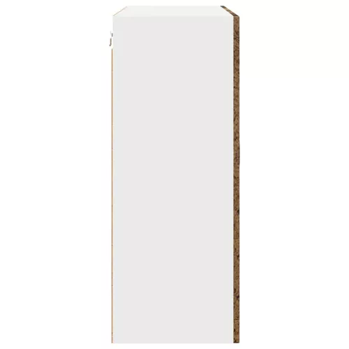 Fali konyhaszekrény polcokkal Öreg fa 80 x 31 x 80 cm Faanyag