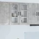 Fali konyhaszekrény Beton Szürke 80 x 31 x 80 cm Faanyag