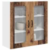 Fali konyhaszekrény polcokkal Öreg fa 80 x 31 x 80 cm Faanyag