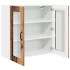 Fali konyhaszekrény polcokkal Öreg fa 80 x 31 x 80 cm Faanyag