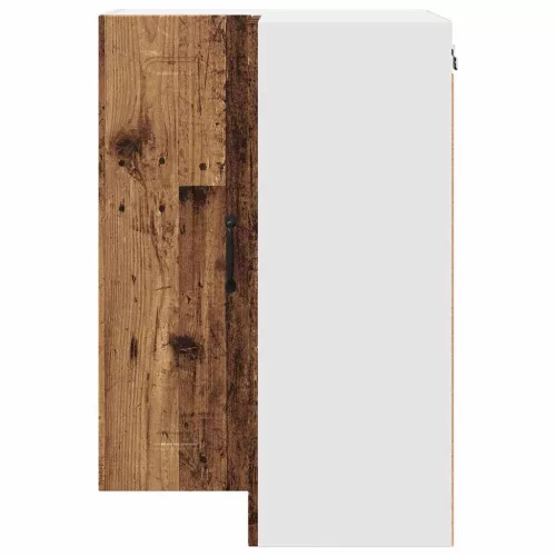 Fali konyhaszekrény polcokkal Öreg fa 57 x 57 x 80 cm Faanyag