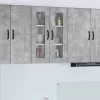 Fali konyhaszekrény Beton Szürke 60 x 31 x 80 cm Faanyag