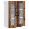 Fali konyhaszekrény polcokkal Öreg fa 60 x 31 x 80 cm Faanyag