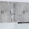 Fali konyhaszekrény Beton Szürke 40 x 31 x 100 cm Faanyag