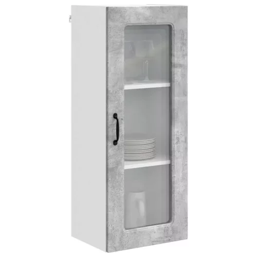 Fali konyhaszekrény Beton Szürke 40 x 31 x 100 cm Faanyag