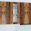 Fali konyhaszekrény polcokkal Öreg fa 40 x 31 x 100 cm Faanyag