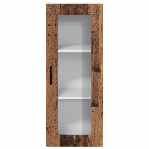 Fali konyhaszekrény polcokkal Öreg fa 40 x 31 x 100 cm Faanyag