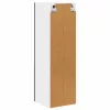 Fali konyhaszekrény polcokkal Fekete 30 x 31 x 100 cm Faanyag