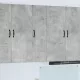 Fali konyhaszekrény Beton Szürke 30 x 31 x 100 cm Faanyag