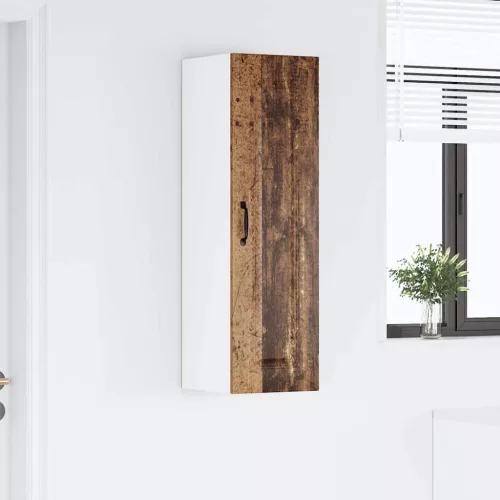 Fali konyhaszekrény polcokkal Öreg fa 30 x 31 x 100 cm Faanyag