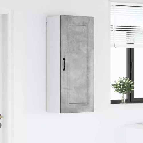 Fali konyhaszekrény Beton Szürke 40 x 31 x 100 cm Faanyag