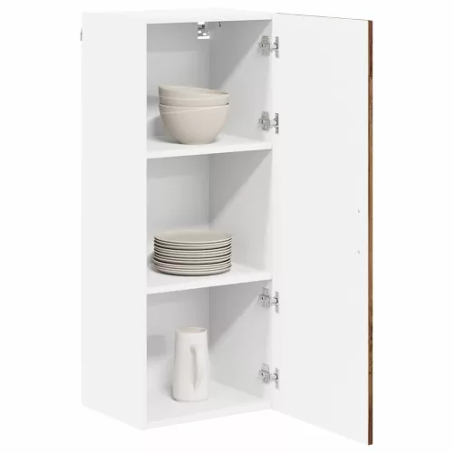 Fali konyhaszekrény polcokkal Öreg fa 40 x 31 x 100 cm Faanyag