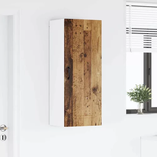 Fali konyhaszekrény polcokkal Öreg fa 40 x 31 x 100 cm Faanyag