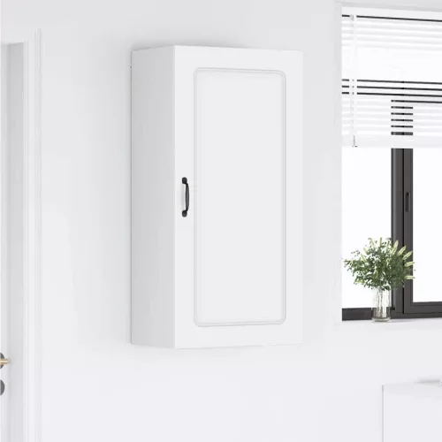 Fali konyhaszekrény polcokkal Fehér 50 x 31 x 100 cm Faanyag