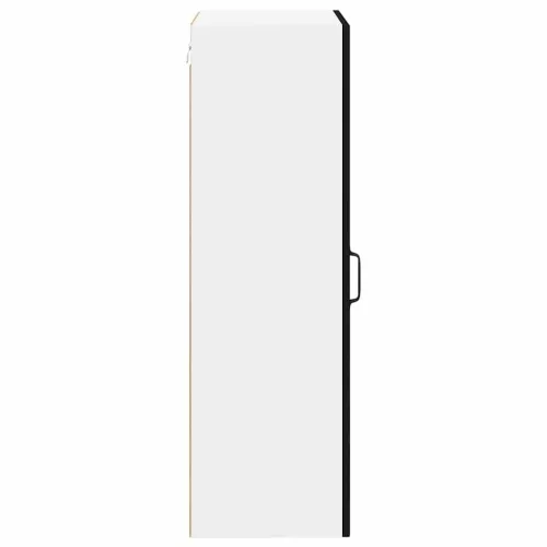 Fali konyhaszekrény polcokkal Fekete 50 x 31 x 100 cm Faanyag