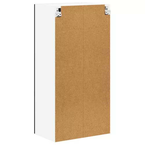 Fali konyhaszekrény polcokkal Fekete 50 x 31 x 100 cm Faanyag