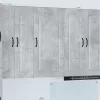 Fali konyhaszekrény Beton Szürke 50 x 31 x 100 cm Faanyag