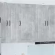 Fali konyhaszekrény Beton Szürke 50 x 31 x 100 cm Faanyag