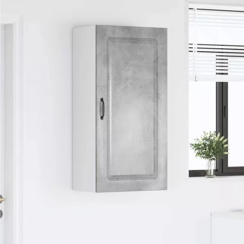 Fali konyhaszekrény Beton Szürke 50 x 31 x 100 cm Faanyag