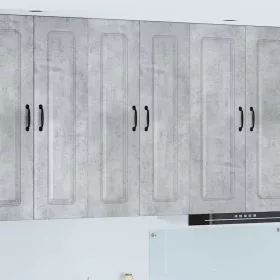 Fali konyhaszekrény Beton Szürke 60 x 31 x 100 cm Faanyag