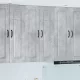 Fali konyhaszekrény Beton Szürke 60 x 31 x 100 cm Faanyag