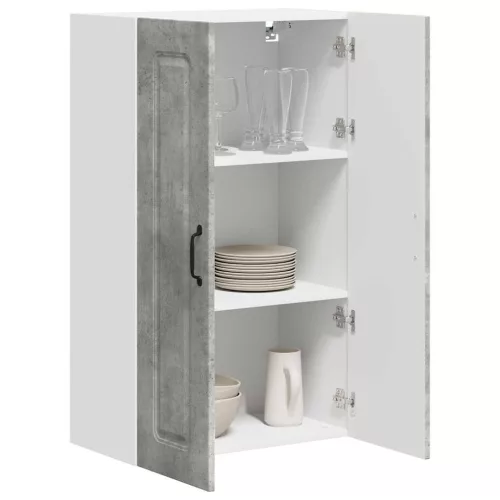 Fali konyhaszekrény Beton Szürke 60 x 31 x 100 cm Faanyag