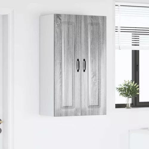 Fali konyhaszekrény Szürke Sonoma 60 x 31 x 100 cm Faanyag