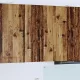 Fali konyhaszekrény polcokkal Öreg fa 60 x 31 x 100 cm Faanyag