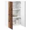 Fali konyhaszekrény polcokkal Öreg fa 60 x 31 x 100 cm Faanyag
