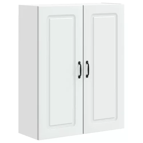 Fali konyhaszekrény polcokkal Fehér 80 x 31 x 100 cm Faanyag
