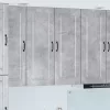 Fali konyhaszekrény Beton Szürke 80 x 31 x 100 cm Faanyag