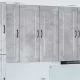 Fali konyhaszekrény Beton Szürke 80 x 31 x 100 cm Faanyag