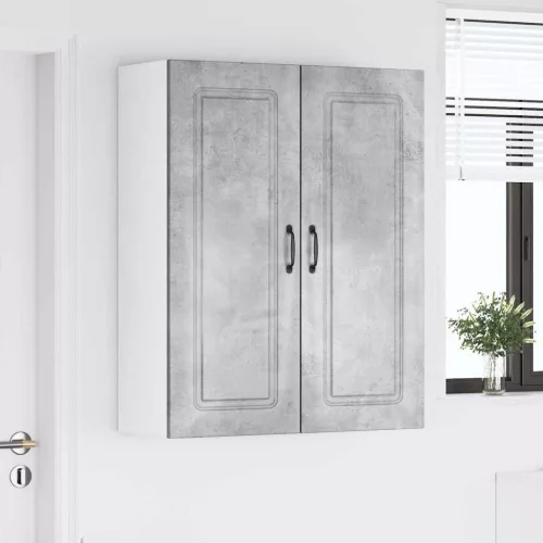 Fali konyhaszekrény Beton Szürke 80 x 31 x 100 cm Faanyag