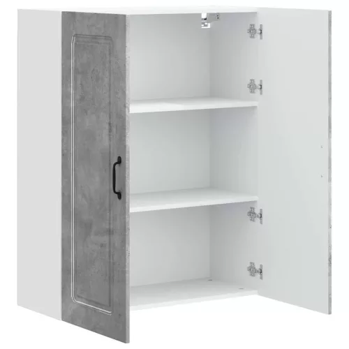 Fali konyhaszekrény Beton Szürke 80 x 31 x 100 cm Faanyag