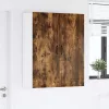 Fali konyhaszekrény Füstölt tölgy 80 x 31 x 100 cm Faanyag