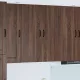 Fali konyhaszekrény Barna Tölgy 80 x 31 x 100 cm Faanyag