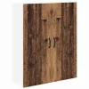 Fali konyhaszekrény polcokkal Öreg fa 80 x 31 x 100 cm Faanyag