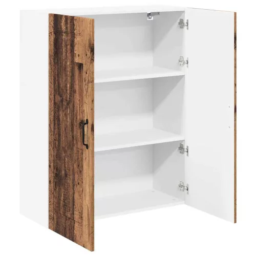 Fali konyhaszekrény polcokkal Öreg fa 80 x 31 x 100 cm Faanyag