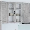 Fali konyhaszekrény Beton Szürke 80 x 31 x 100 cm Faanyag