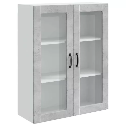 Fali konyhaszekrény Beton Szürke 80 x 31 x 100 cm Faanyag