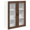Fali konyhaszekrény Barna Tölgy 80 x 31 x 100 cm Faanyag