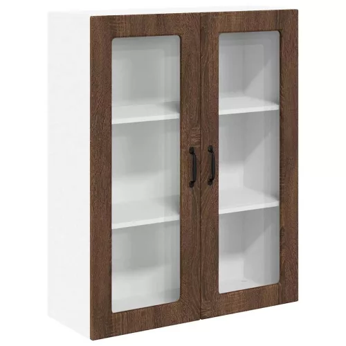 Fali konyhaszekrény Barna Tölgy 80 x 31 x 100 cm Faanyag