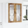 Fali konyhaszekrény polcokkal Öreg fa 80 x 31 x 100 cm Faanyag