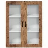 Fali konyhaszekrény polcokkal Öreg fa 80 x 31 x 100 cm Faanyag