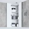 Fali konyhaszekrény Beton Szürke 57 x 57 x 100 cm Faanyag
